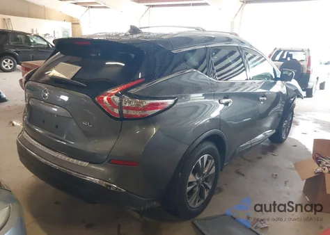 2017 Nissan Murano Sl из США, поврежденный, VIN 5N1AZ2MG6HN121073